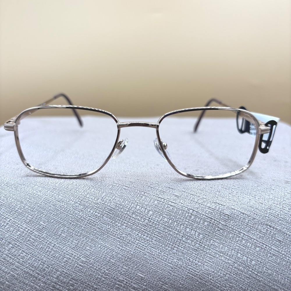 3M Gamma Gold Metal Safety Glasses Frames Rectangular Z87-2 52-18-140 NEW